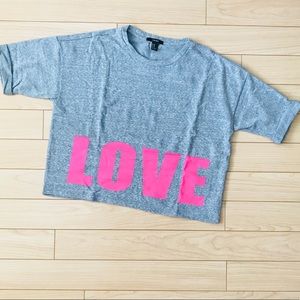LOVE tee shirt NWOT